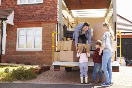 Local removals team helping a home move in Cockfosters