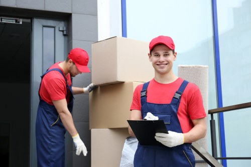 Documented service issue notes for a removal job