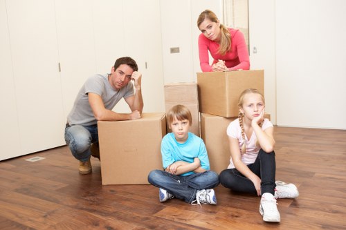 Careful loading of furniture for a removals journey