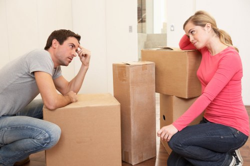 Loading furniture and boxes for a Cockfosters move