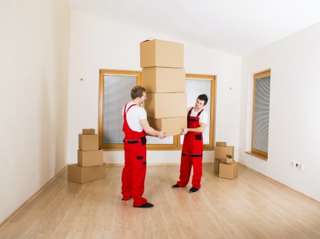 Unpacking boxes in a new Cockfosters home after relocation