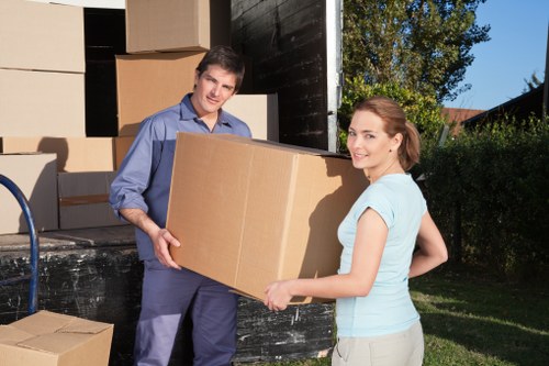 Commercial removal van support for a business move near Cockfosters
