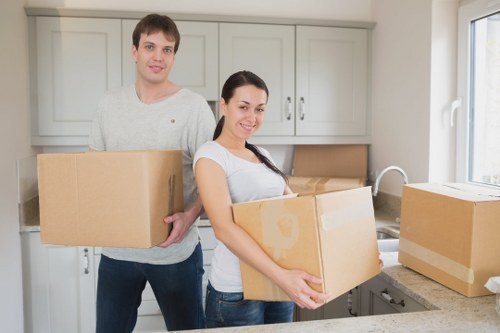 Sorted household items prepared for reuse, recycling, and responsible disposal